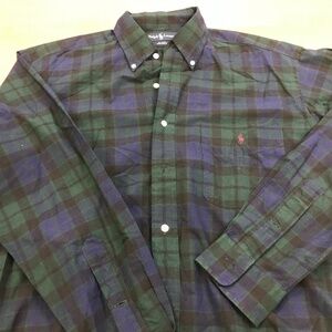 Ralph Lauren medium button down long sleeve shirt